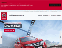 Tablet Screenshot of nissanjamaica.com